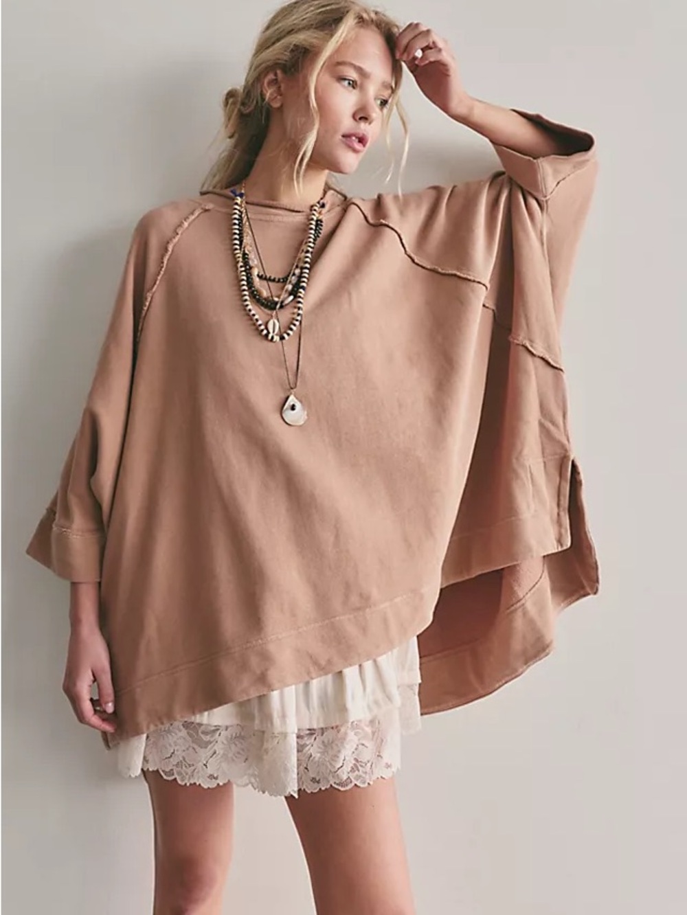 We the Free All Here Oversized Sweatshirt Size XS/S NWT